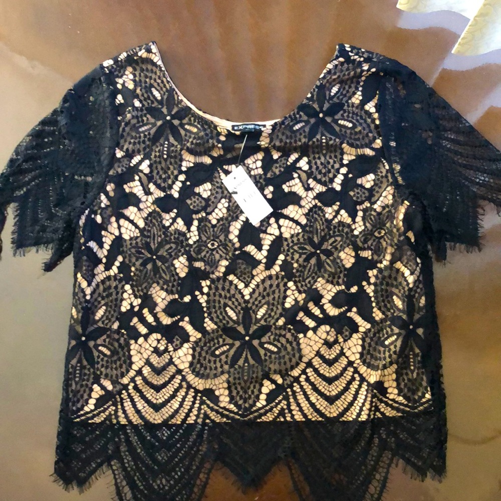 Express lace top